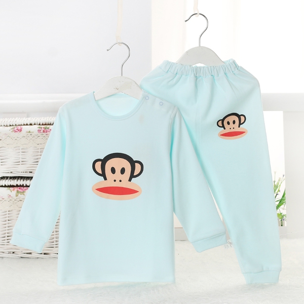 Σετ παντελόνι και μπλούζα για παιδιά - αγόρια και κορίτσια - ροζ, κίτρινο, μπλε, γκρι χρώμα