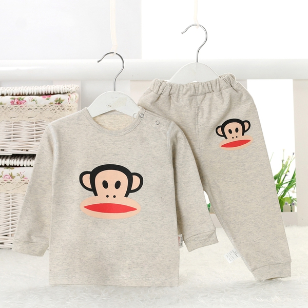 Σετ παντελόνι και μπλούζα για παιδιά - αγόρια και κορίτσια - ροζ, κίτρινο, μπλε, γκρι χρώμα