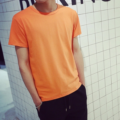 Άνδρας T-shirt και μπλούζες με O-σχήμα κολάρο - σε πολλά διαφορετικά χρώματα