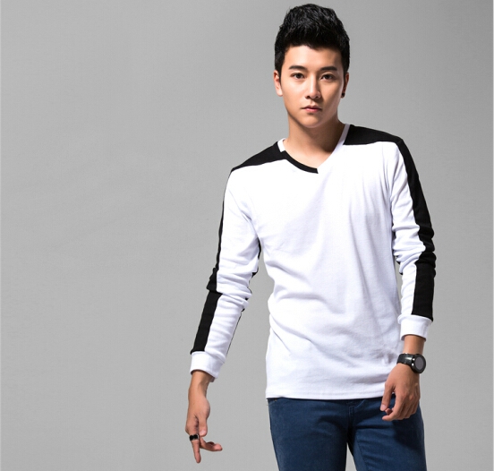 Мъжки блузи в сив,черен и бял цвят - с кадифе и без