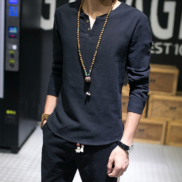 Плътни пролетни мъжки тениски - 10 модела 