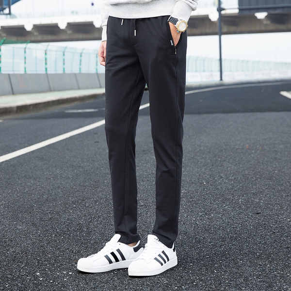 Мъжки удобни спортни панталони - сив,черен,син и червен цвят