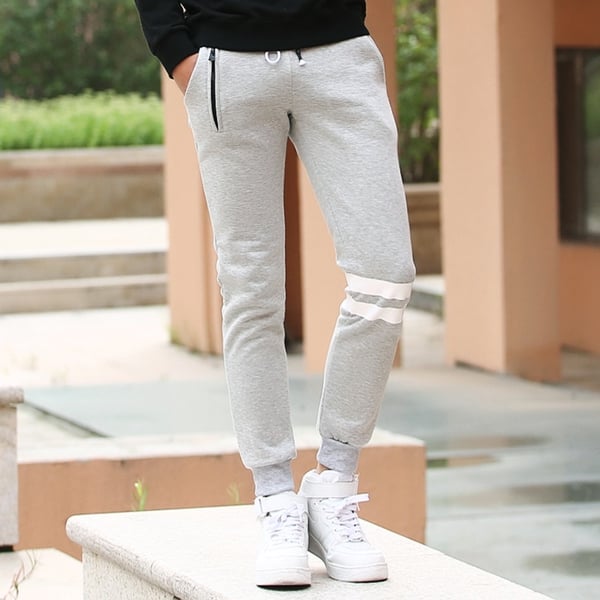 Мъжки спортен панталон подходящ за джогинг - в сив,бял,черен,син, и червен цвят