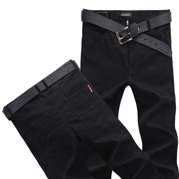 Модерни мъжки дънки - в син,черен,сив,кафяв и черен цвят