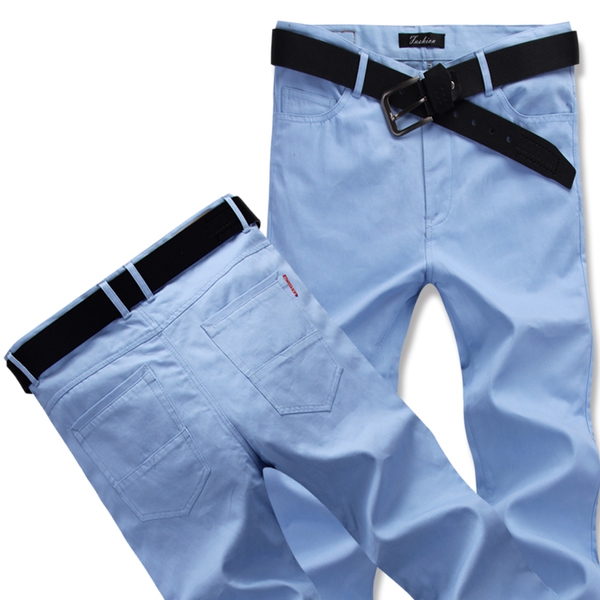 Модерни мъжки дънки - в син,черен,сив,кафяв и черен цвят