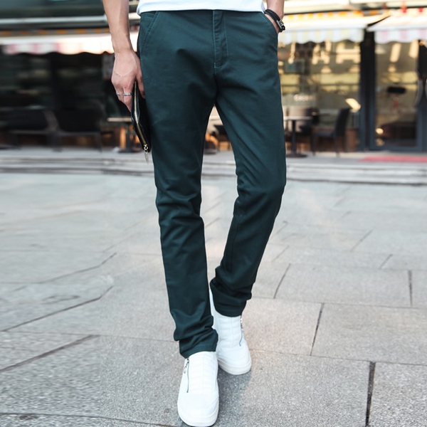 Αντρικά καθημερινά  παντελόνια - καφέ, πράσινο, μπλε, κόκκινο και μπλε