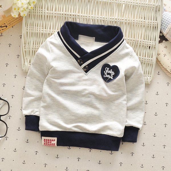 Παιδικό ανοιξηάτικο πουλόβερ για αγόρια σε δύο χρώματα