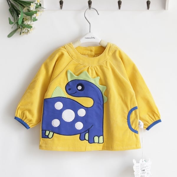 Бебешка водоустойчива рокля с динозавър