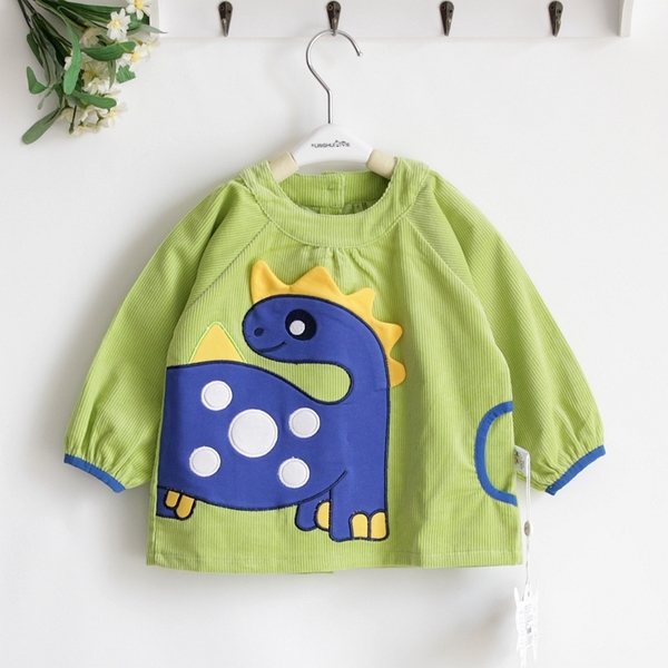 Бебешка водоустойчива рокля с динозавър
