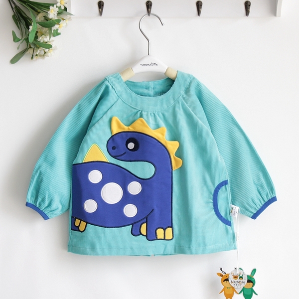 Бебешка водоустойчива рокля с динозавър