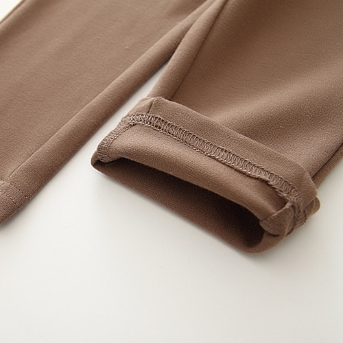 Детски гащеризон за момичета - в сив и кафяв цвят