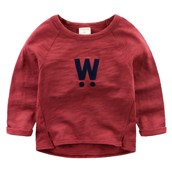 Детски пролетни блузи за момчета с плътен цвят - 5 модела 