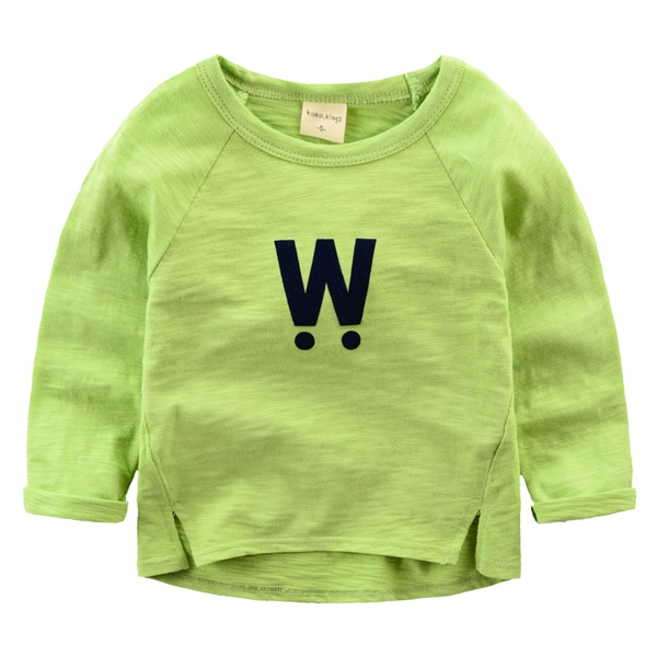 Детски пролетни блузи за момчета с плътен цвят - 5 модела 