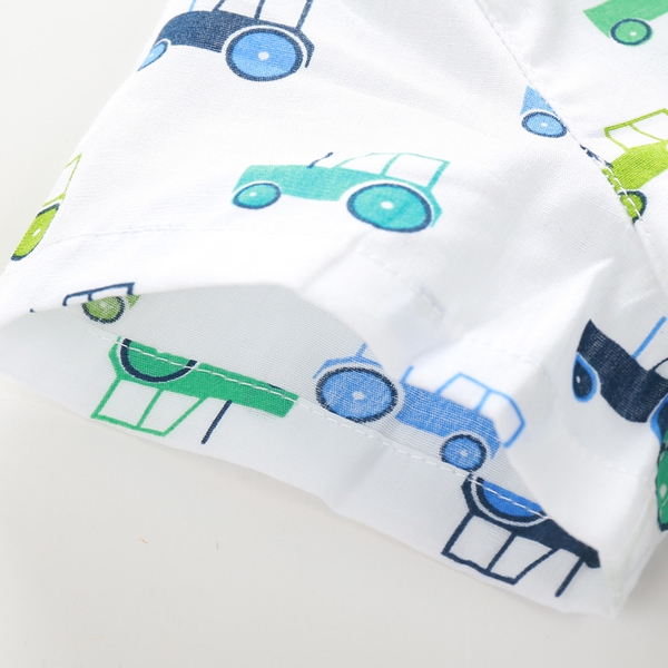 Детски  стилни ризи в бял цвят за момчета 