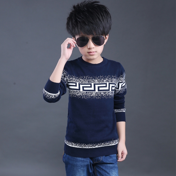 Детски пролетен пуловер в два цвята