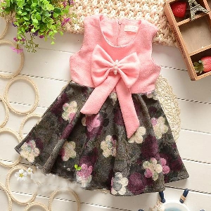 Детска пролетна рокля за момичета
