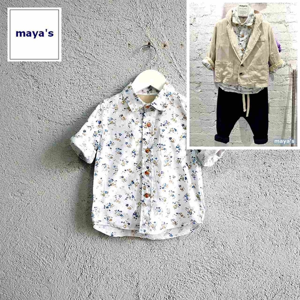 Детски ризи с къс ръкав за момчета - 8 модела 