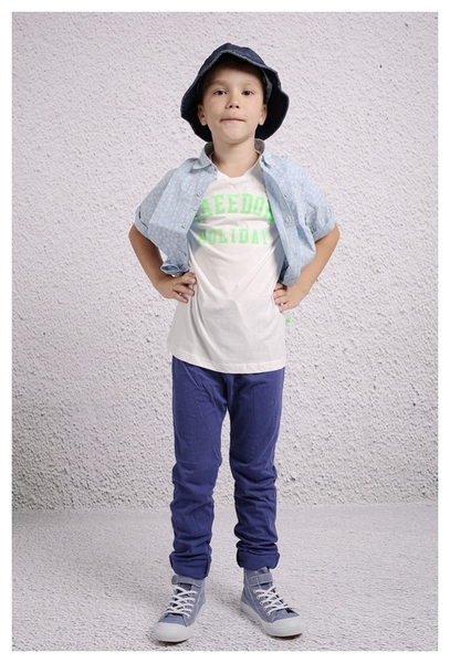 Детски ризи с къс ръкав за момчета - 8 модела 