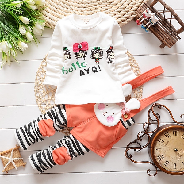 Пролетни комплект за момиченца различни цветове и модели