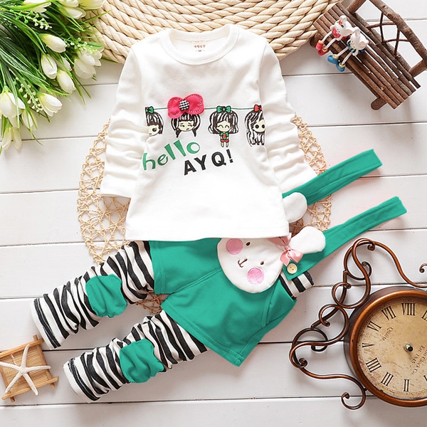 Пролетни комплект за момиченца различни цветове и модели