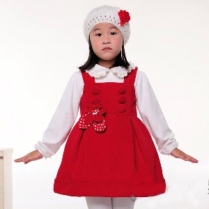 Детска ежедневна рокля за момичета
