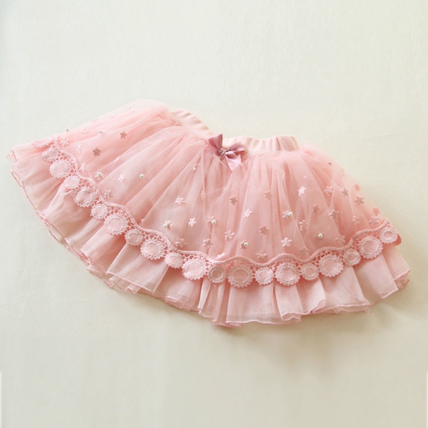 Φούστες για κορίτσια - ροζ, μπλε, μπεζ και μωβ