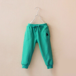 Детски спортни панталони за момичета - в сив, розов, зелен и син цвят