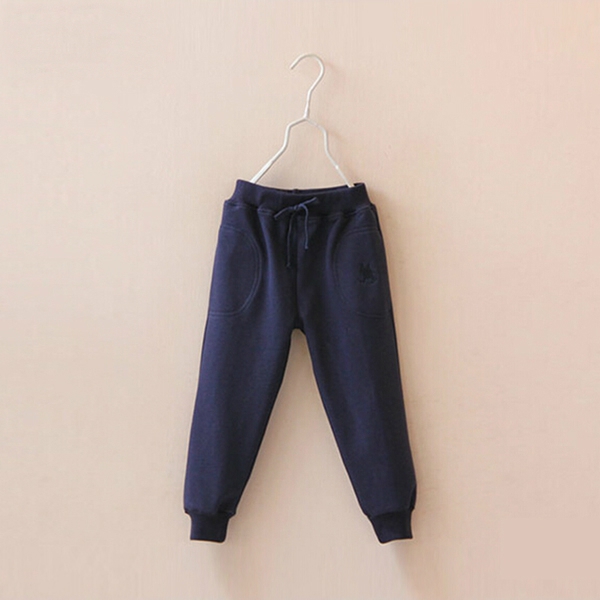 Детски спортни панталони за момичета - в сив, розов, зелен и син цвят