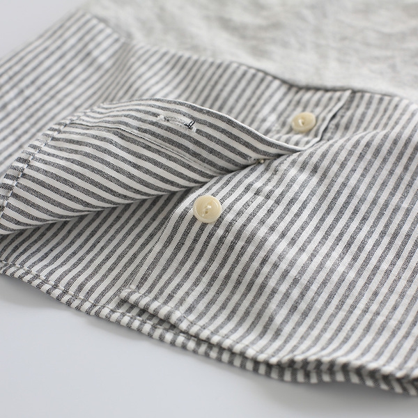 Детско сиво широко потниче за момичета