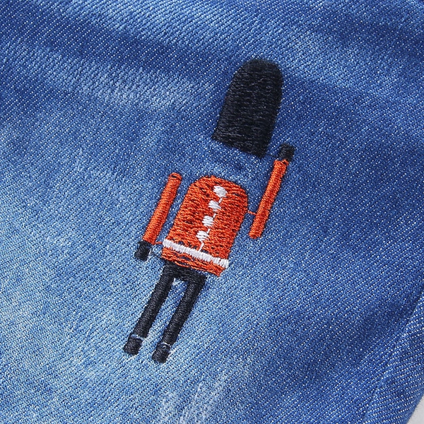 Детски  къси панталони от деним за момичета