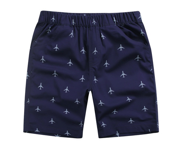 Παιδικά σορτς καλοκαιριού για αγόρια σε σκούρο μπλε χρώμα