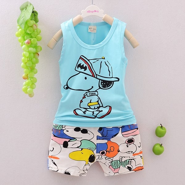 Летни комплекти за момчета различни цветове и модели