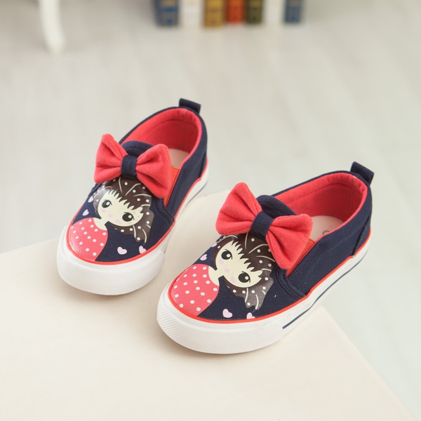 Детски ежедневни обувки за момичета в три цвята