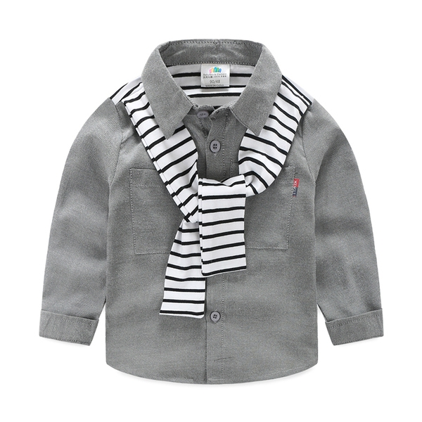 Детска риза за момчета в 3 цвята 