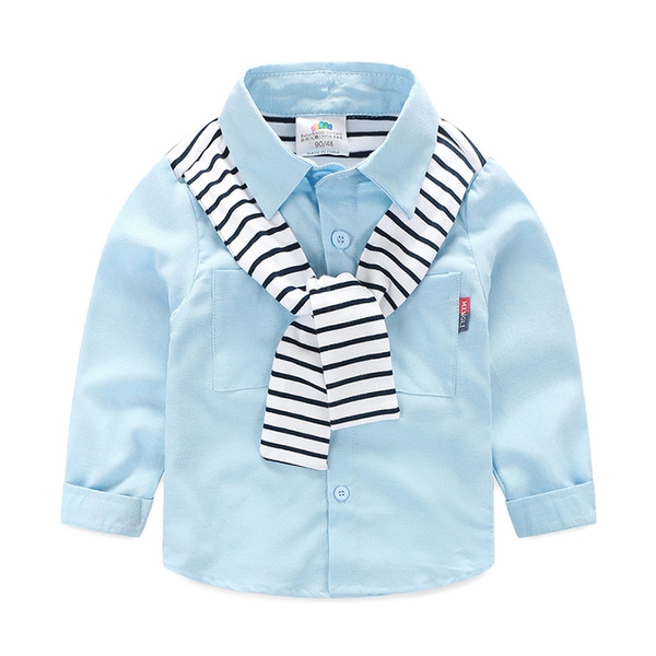 Детска риза за момчета в 3 цвята 