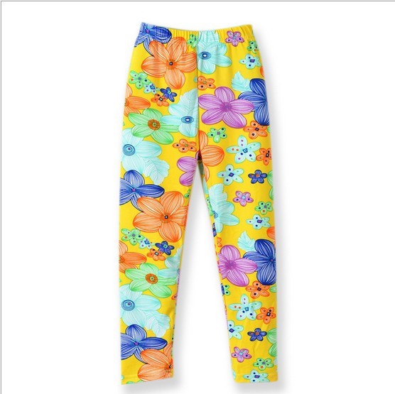 Детски дълги панталони за момичета - еластични и цветни в няколко модела