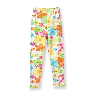Детски дълги панталони за момичета - еластични и цветни в няколко модела