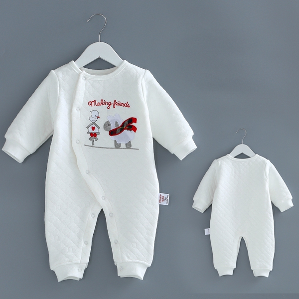 Зимно-есенни бебешки дрехи за момичета и момчета - син,бял,розов и жълт цвят