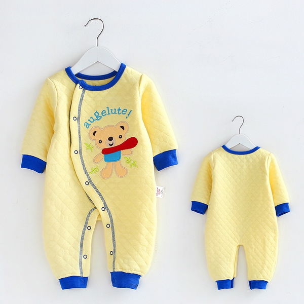 Зимно-есенни бебешки дрехи за момичета и момчета - син,бял,розов и жълт цвят