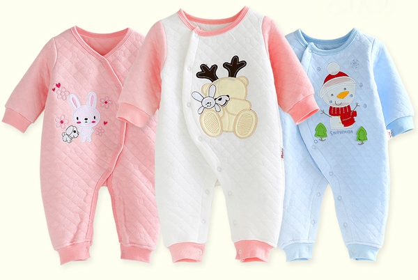 Зимно-есенни бебешки дрехи за момичета и момчета - син,бял,розов и жълт цвят