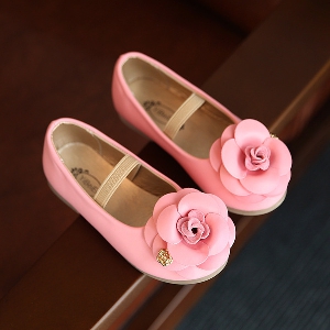 Пролетни обувки за момичета ,четири цвята с панделка