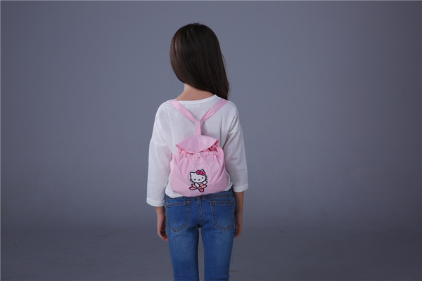 Детско пролетно яке за момичета с качулка - розово 