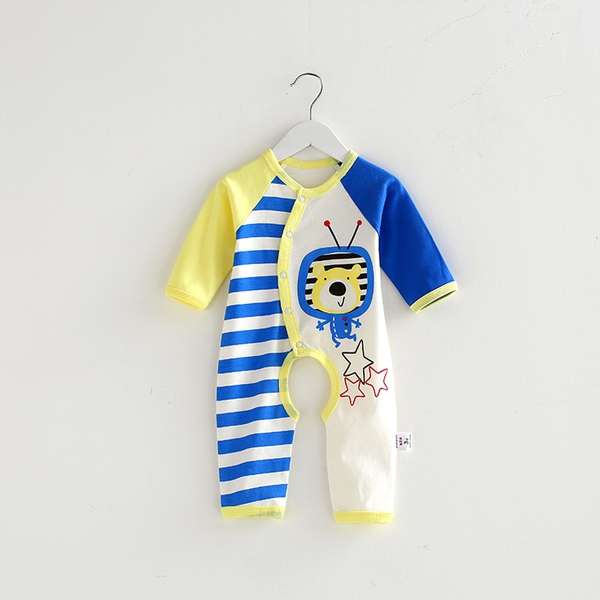Пролетни бебешки дрехи за момчета и момичета - на райета, розов, син, бял ,жълт, червен и други цветове 