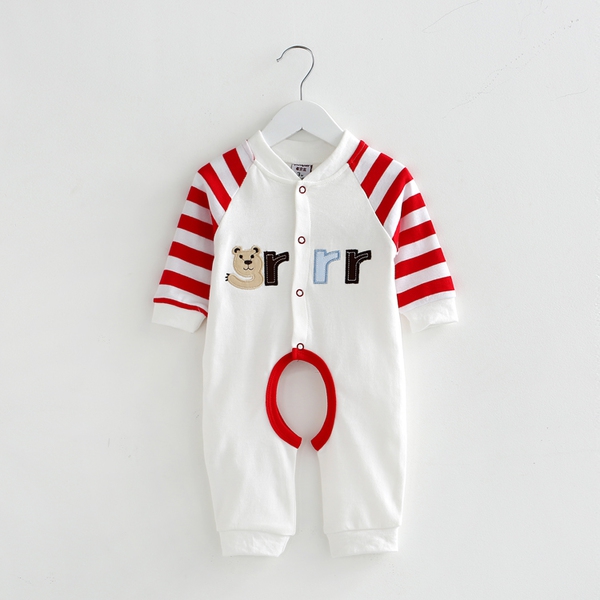 Пролетни бебешки дрехи за момчета и момичета - на райета, розов, син, бял ,жълт, червен и други цветове 