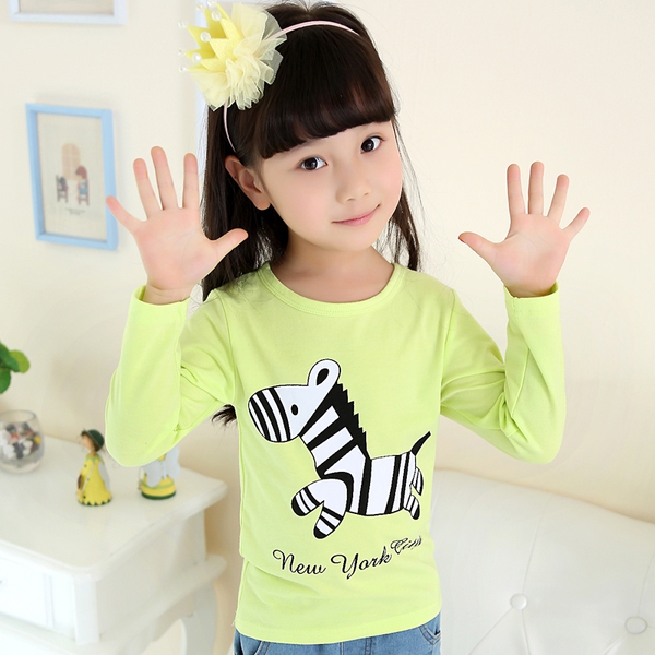 Детски блузи с дълъг ръкав за момичета - 42 модела 