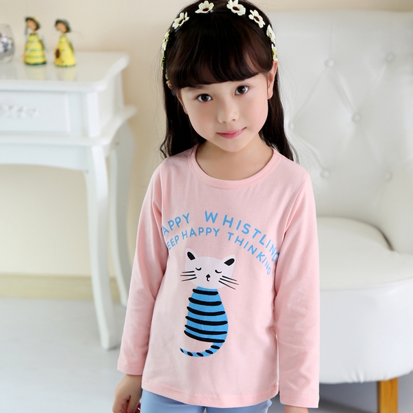 Детски блузи с дълъг ръкав за момичета - 42 модела 