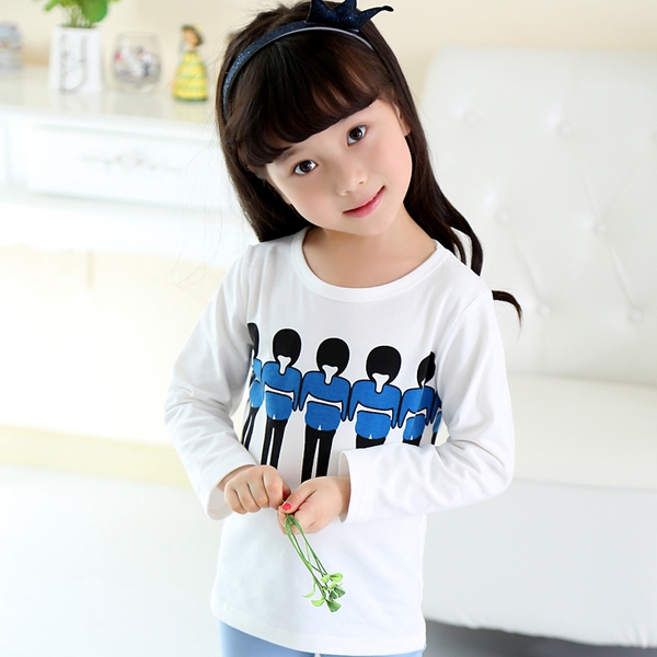 Детски блузи с дълъг ръкав за момичета - 42 модела 