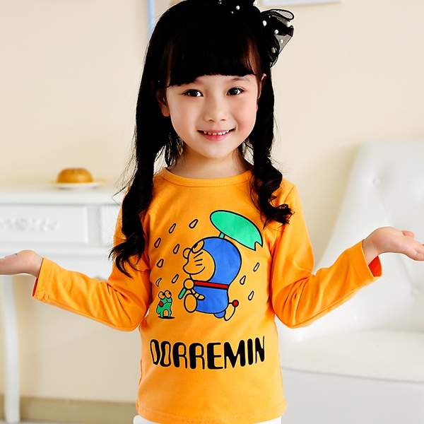 Детски блузи с дълъг ръкав за момичета - 42 модела 