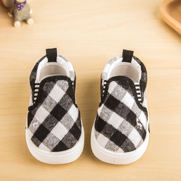 Карирани обувки за момчета и момичета - ежедневни