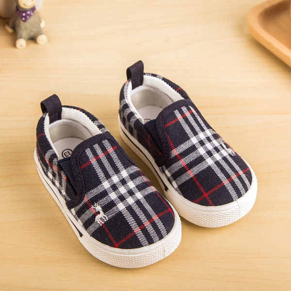 Карирани обувки за момчета и момичета - ежедневни